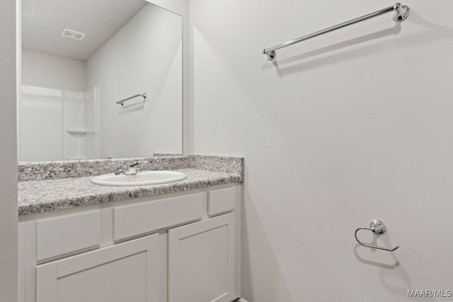 177 Canal Xing, Wetumpka, AL 36092 - bathroom with vanity and a shower