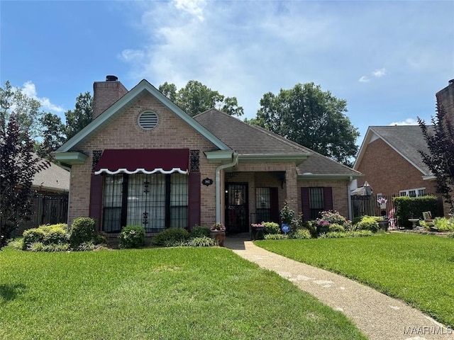 3932 Oak Ave, Montgomery, AL 36109 - view of front facade with brick siding and a chimney