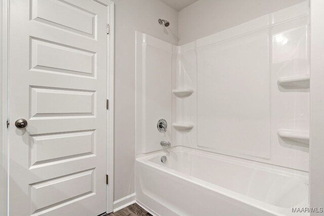 213 Canal Xing, Wetumpka, AL 36092 - bathroom with shower / bath combination and wood finished floors