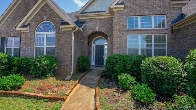 8 Honor Dr, Fort Mitchell, AL 36856 - property entrance featuring brick siding