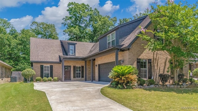 9148 Autumnbrooke Way, Montgomery, AL 36117 - view of front of home featuring brick siding, concrete driveway, and cooling unit