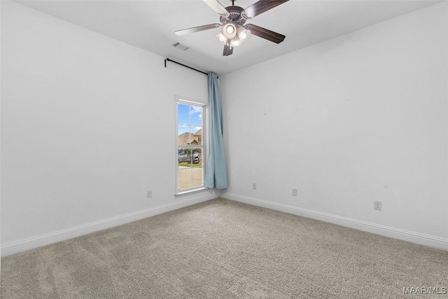 9148 Autumnbrooke Way, Montgomery, AL 36117 - empty room featuring carpet, baseboards, and a ceiling fan