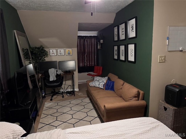 2276 E Aberdeen Dr, Montgomery, AL 36116 - bedroom with an office area and a textured ceiling