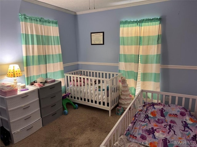 2276 E Aberdeen Dr, Montgomery, AL 36116 - carpeted bedroom with ornamental molding