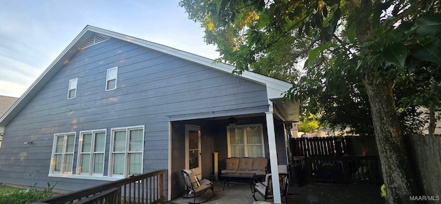 2276 E Aberdeen Dr, Montgomery, AL 36116 - rear view of property featuring a patio area