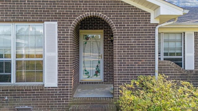 5241 County Road 48th Rd, Jemison, AL 35085 - doorway to property with brick siding