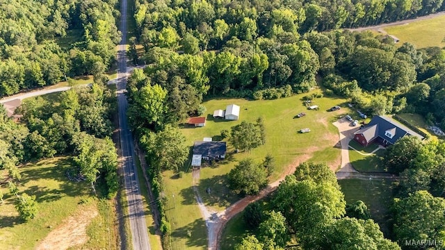 5241 County Road 48th Rd, Jemison, AL 35085 - aerial view of property's location featuring a heavily wooded area
