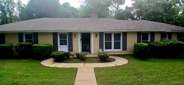 3615 Audubon Rd, Montgomery, AL 36111 - single story home featuring a chimney, a front yard, and a shingled roof