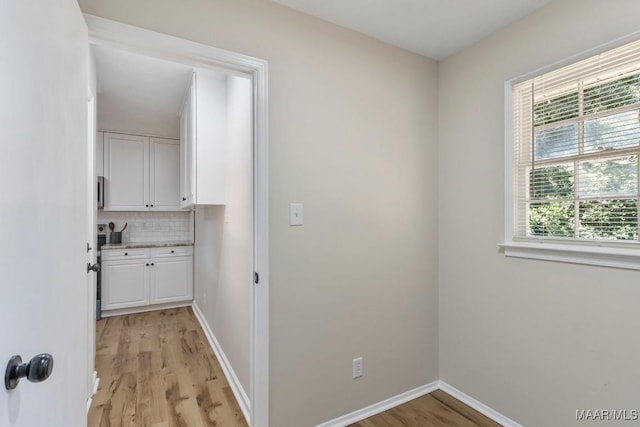 302 Janice St, Prattville, AL 36066 - hallway featuring light wood-style floors and baseboards