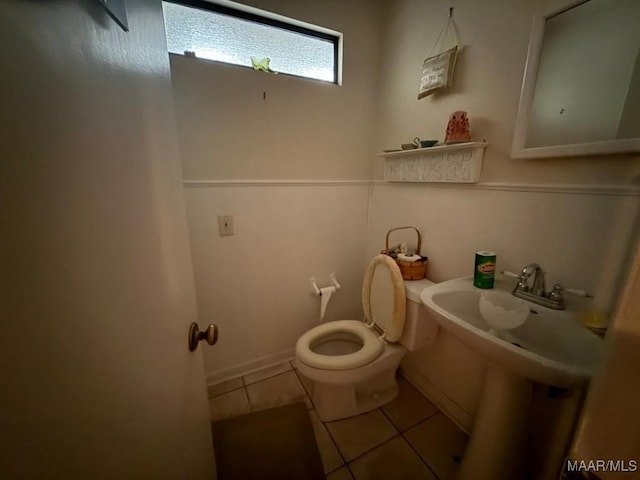 2700 W Edgemont Ave, Montgomery, AL 36108 - half bathroom featuring tile patterned floors and toilet