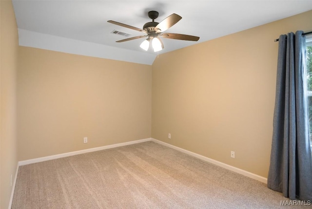 8945 Chantilly Way, Montgomery, AL 36116 - empty room featuring ceiling fan, carpet floors, and baseboards