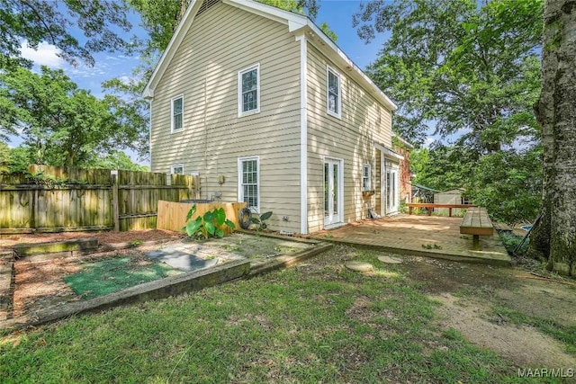 184 Fox Hollow Rd, Montgomery, AL 36109 - view of property exterior featuring a deck