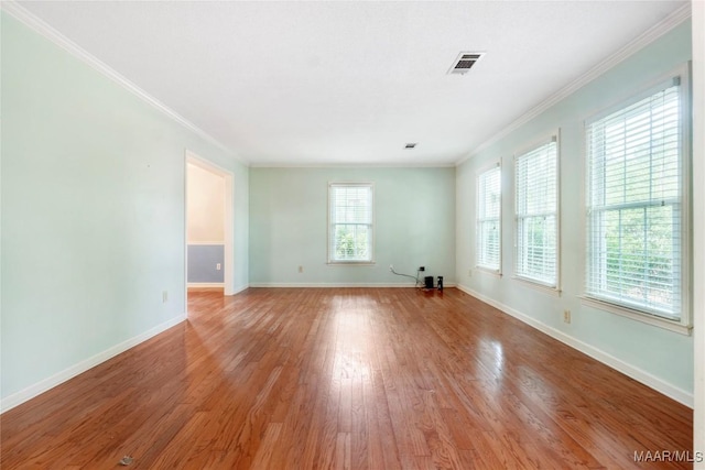 184 Fox Hollow Rd, Montgomery, AL 36109 - unfurnished room featuring wood finished floors, crown molding, and baseboards