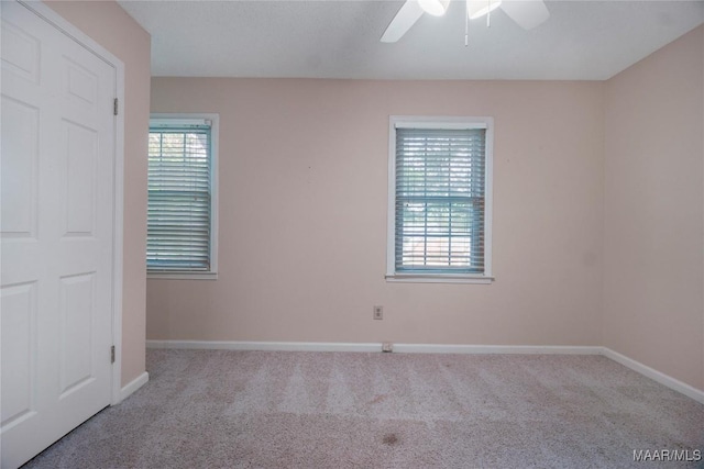 184 Fox Hollow Rd, Montgomery, AL 36109 - carpeted spare room featuring ceiling fan and baseboards