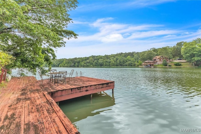 300 Elmore Rd, Titus, AL 36080 - dock area with a water view and a wooded view