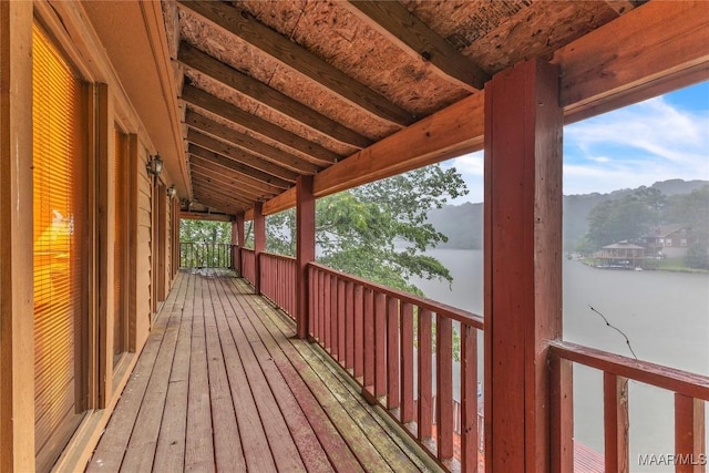 300 Elmore Rd, Titus, AL 36080 - deck with a water and mountain view