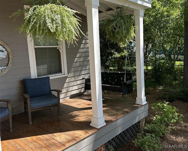 408 W Tuskeena St, Wetumpka, AL 36092 - view of deck