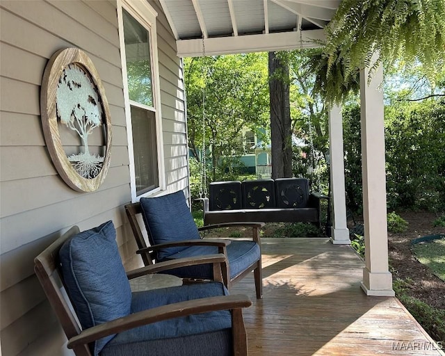 408 W Tuskeena St, Wetumpka, AL 36092 - view of porch