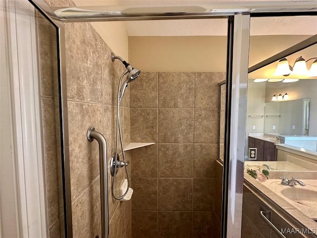 624 Stoneybrooke Way, Montgomery, AL 36117 - bathroom with a shower stall and vanity