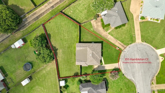 355 Hambleton Ct, Montgomery, AL 36117 - view of property location featuring property parcel outlined