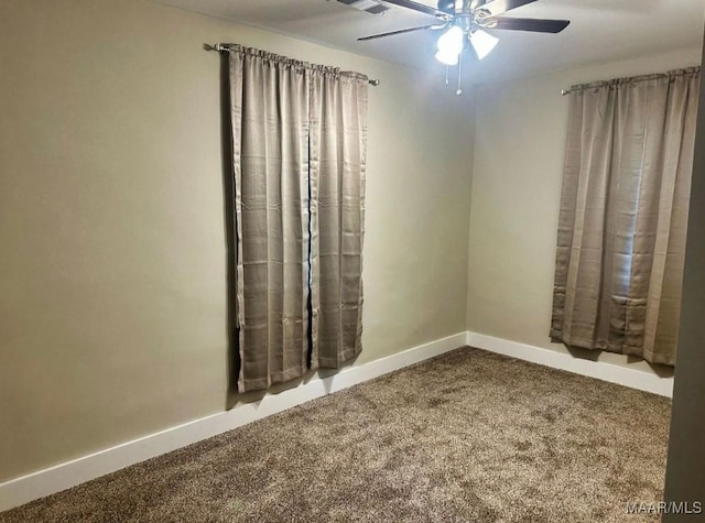 235 N Northington St, Prattville, AL 36067 - unfurnished room with carpet floors, ceiling fan, and baseboards