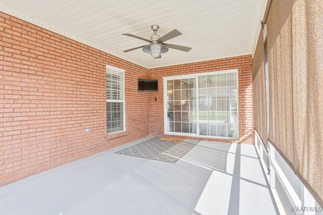 8115 Bridgewater Trce, Montgomery, AL 36117 - view of patio with ceiling fan