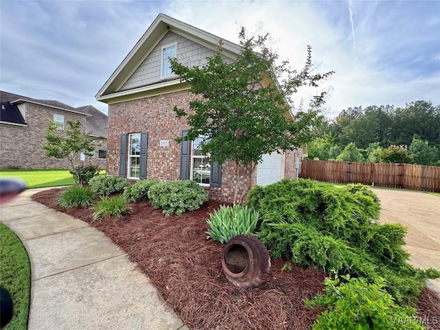 1112 Carston Point Cir, Montgomery, AL 36117 - view of side of property with brick siding