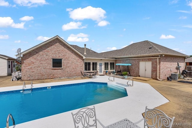 530 Old Mitylene Ct, Montgomery, AL 36117 - outdoor pool with a patio area and central AC