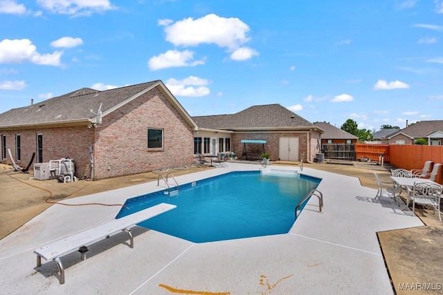 530 Old Mitylene Ct, Montgomery, AL 36117 - view of pool with a patio area and a diving board