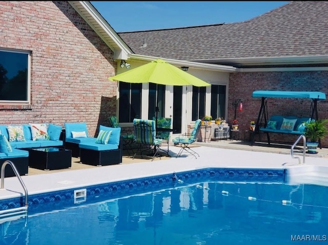 530 Old Mitylene Ct, Montgomery, AL 36117 - outdoor pool featuring outdoor lounge area and a patio area