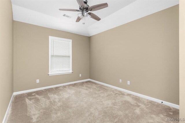 9000 Finsburry Ct, Montgomery, AL 36117 - carpeted spare room featuring baseboards and ceiling fan