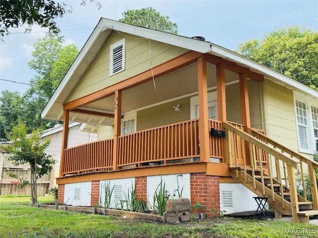 2829 Highland Ave, Montgomery, AL 36107 - view of front of property featuring stairs