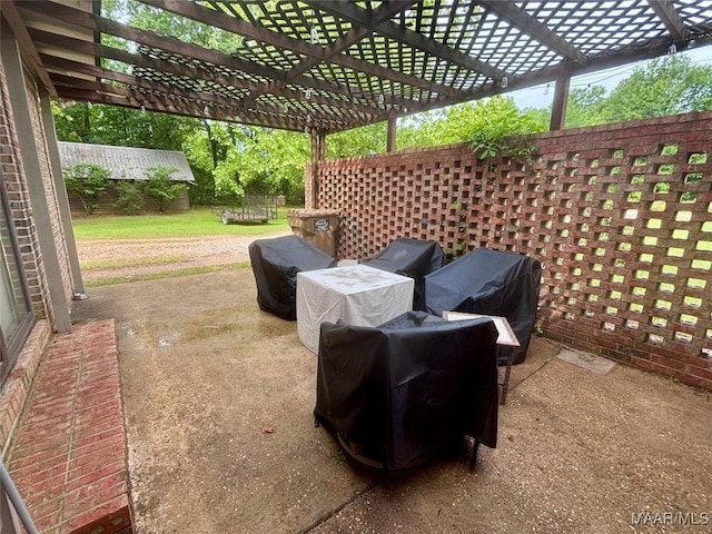 530 Palmquist Dr, Selma, AL 36701 - view of patio / terrace with a pergola