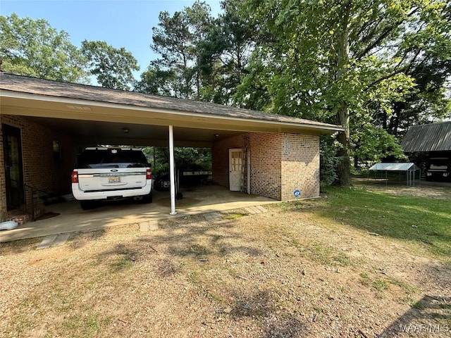530 Palmquist Dr, Selma, AL 36701 - view of parking / parking lot featuring a carport and driveway