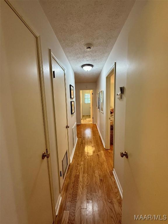 530 Palmquist Dr, Selma, AL 36701 - corridor with wood finished floors and a textured ceiling