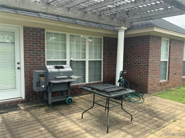 2320 Halcyon Downs Loop, Montgomery, AL 36117 - view of patio / terrace featuring a pergola and grilling area