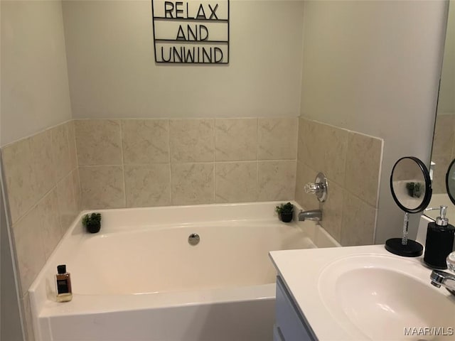 2320 Halcyon Downs Loop, Montgomery, AL 36117 - bathroom featuring vanity and a garden tub