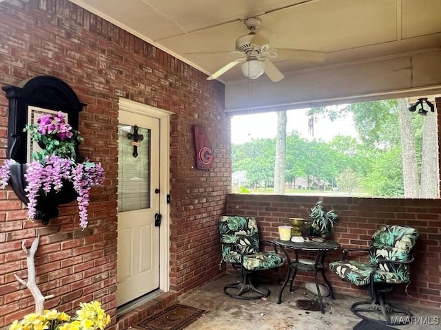 1915 Emerald Mountain Pkwy, Wetumpka, AL 36093 - property entrance featuring a ceiling fan