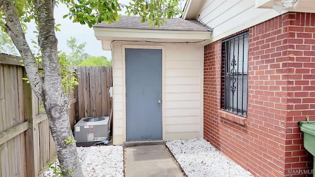 6616 Chaprice Ln, Montgomery, AL 36117 - doorway to property with central air condition unit
