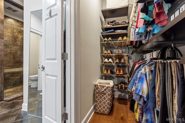 161 Watson Cir, Montgomery, AL 36109 - walk in closet featuring wood finished floors