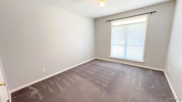 1571 Meriwether Cir, Montgomery, AL 36117 - spare room featuring dark colored carpet and baseboards