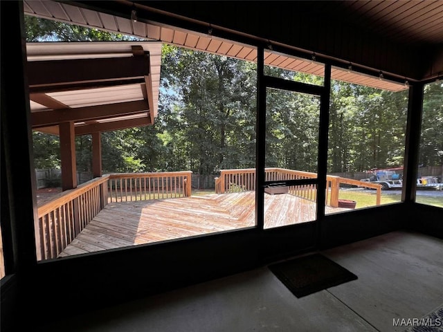 475 Mountain Meadows Ln, Wetumpka, AL 36093 - view of unfurnished sunroom