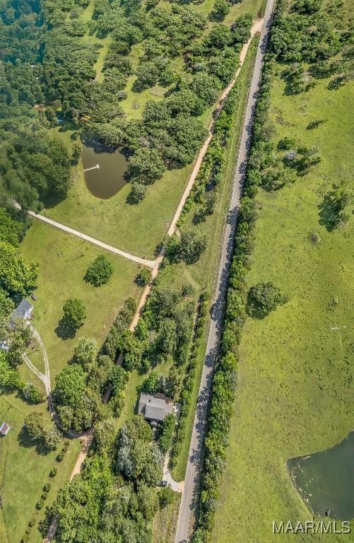 21 Judge Ests, Hope Hull, AL 36043 - aerial overview of property's location with a nearby body of water