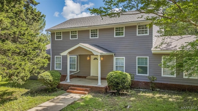 21 Judge Ests, Hope Hull, AL 36043 - colonial home featuring covered porch and roof with shingles