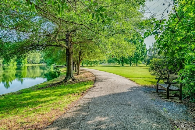 3900 Turning Leaf Loop, Montgomery, AL 36116 - view of property's community with a yard and a water view