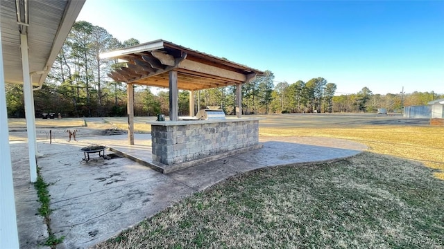 610 Booth Rd, Montgomery, AL 36108 - view of grassy yard featuring area for grilling and a gazebo