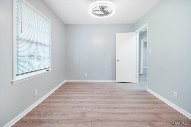 5736 Roxboro Dr, Montgomery, AL 36117 - spare room featuring light wood-type flooring and baseboards
