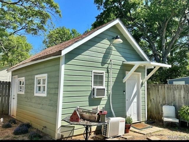 1915 Mckinley Ave, Montgomery, AL 36107 - view of outdoor structure featuring ac unit