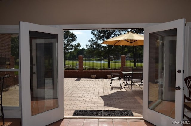 8054 Lakeridge Dr, Montgomery, AL 36117 - doorway to outside with french doors
