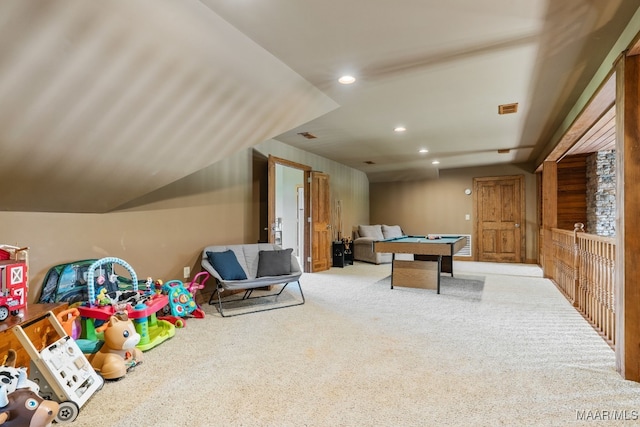 511 Mehearg Rd, Wetumpka, AL 36092 - playroom with billiards table, recessed lighting, and carpet